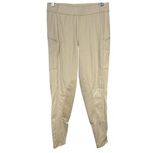 Willit Womens Tan Riding Breeches Equestrian Style Pockets Size L